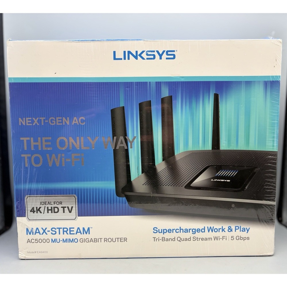 Linksys Max-Stream AC500 Router EA9400 - Sealed
